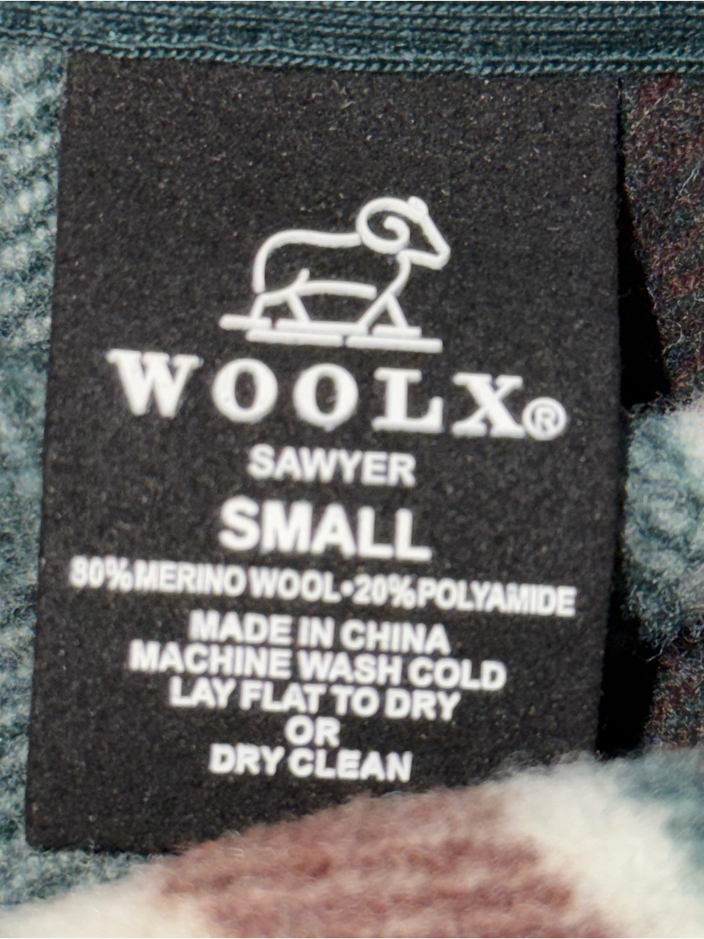 WoolX Sawyer Shacket  - Shirt Jacket Green Plaid - Picture 8 of 9
